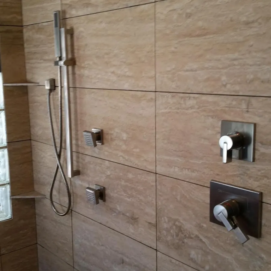 Shower fixture installation for Water Heater Replacement in Plymouth